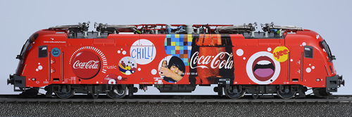 Kato HobbyTrain Lemke RA1005 - Slovenian Electric Advertising Locomotive Coca-Cola 